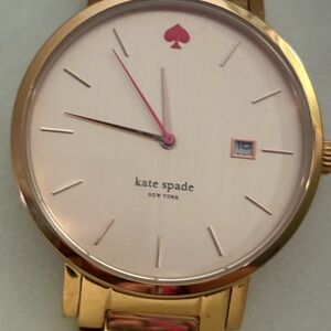 Kate Spade Gold and Pink Dial Watch